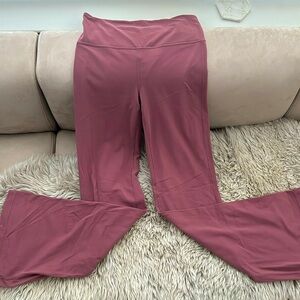 Athleta Elation Flare Pant- ash pink